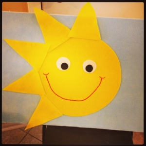 Pin the Rays on the Sun Game